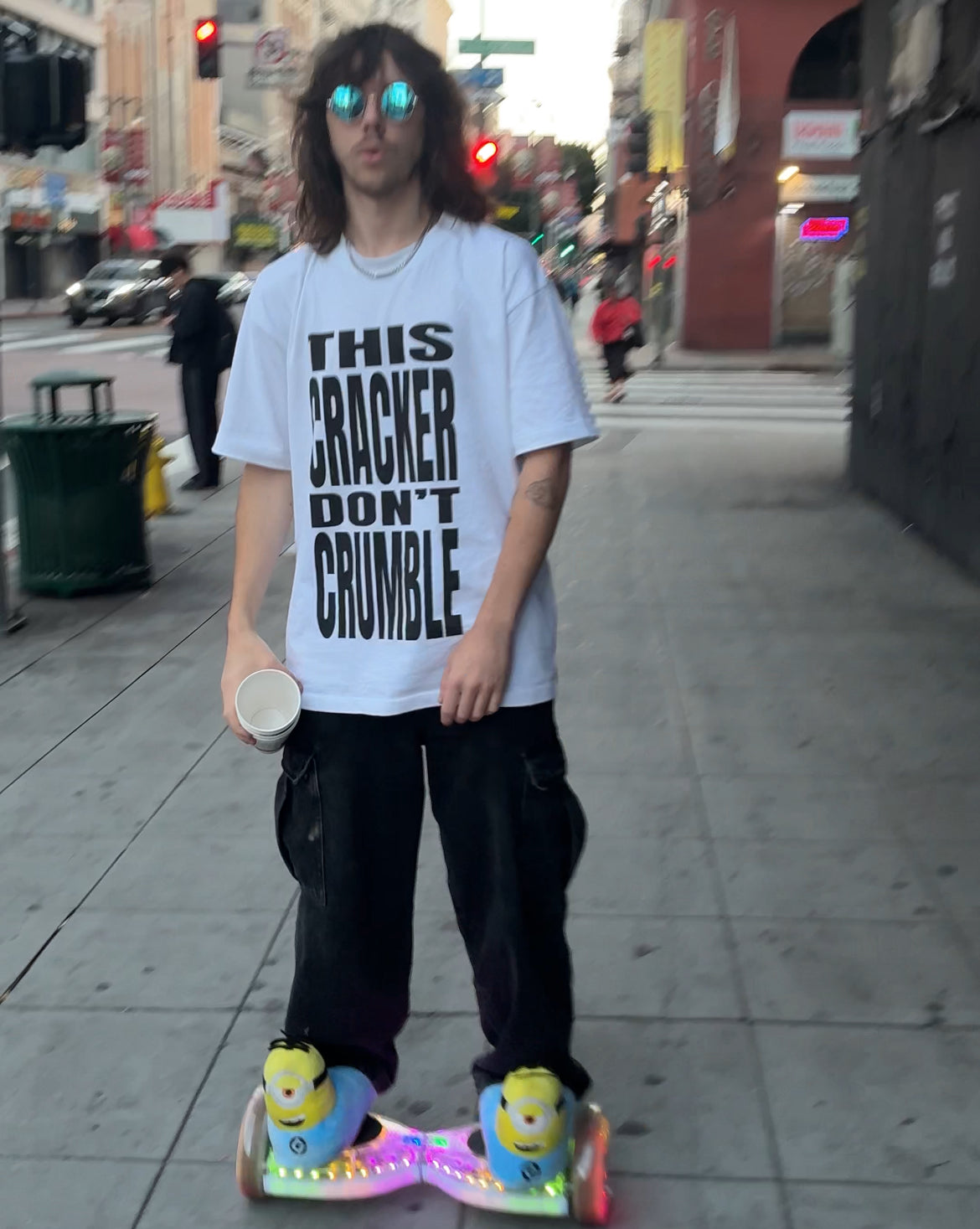THIS CRACKER DON'T CRUMBLE SHORT SLEEVE SHIRT