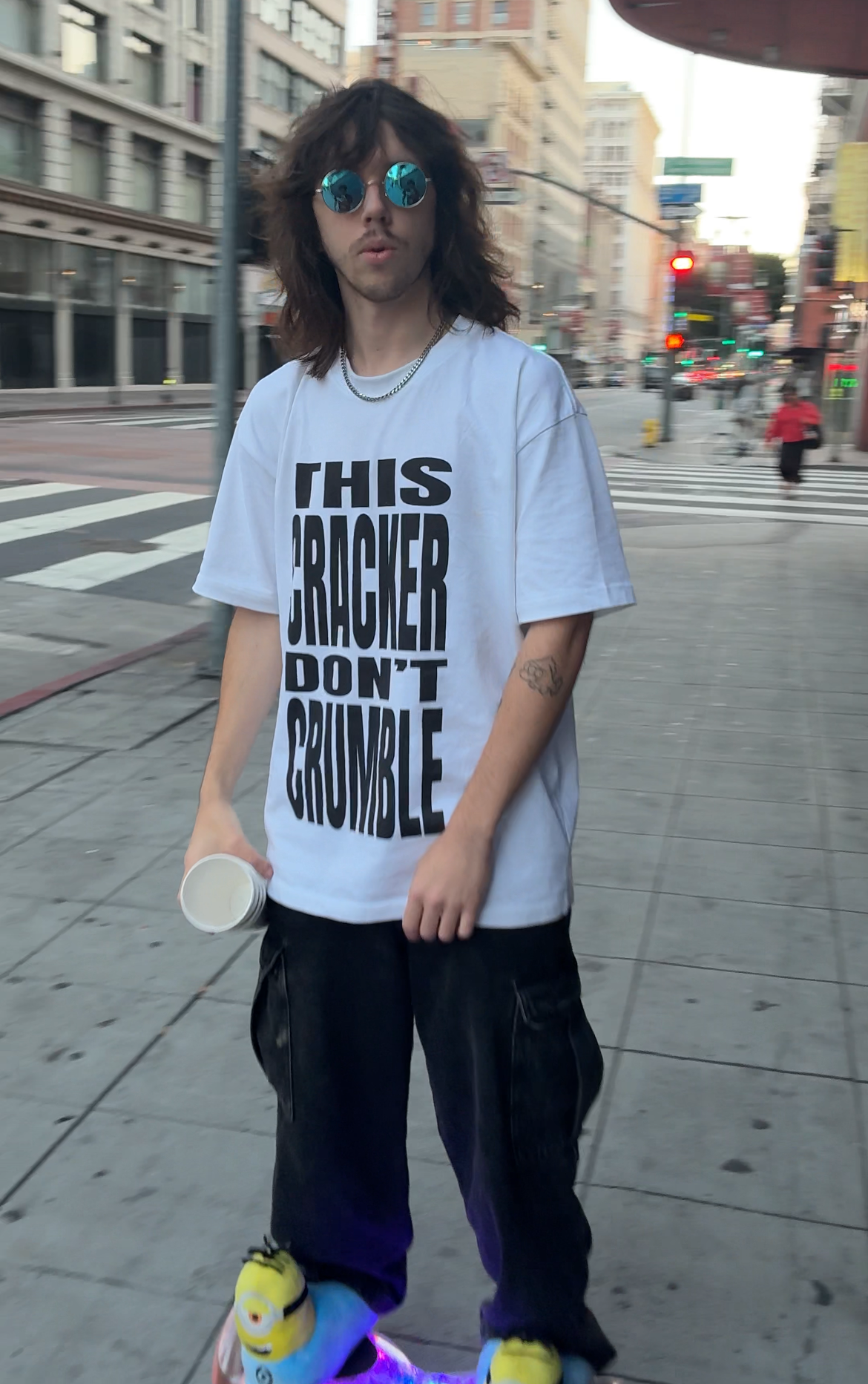 THIS CRACKER DON'T CRUMBLE SHORT SLEEVE SHIRT